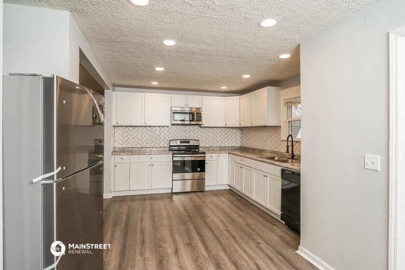 the kitchen is clean and ready for us to use