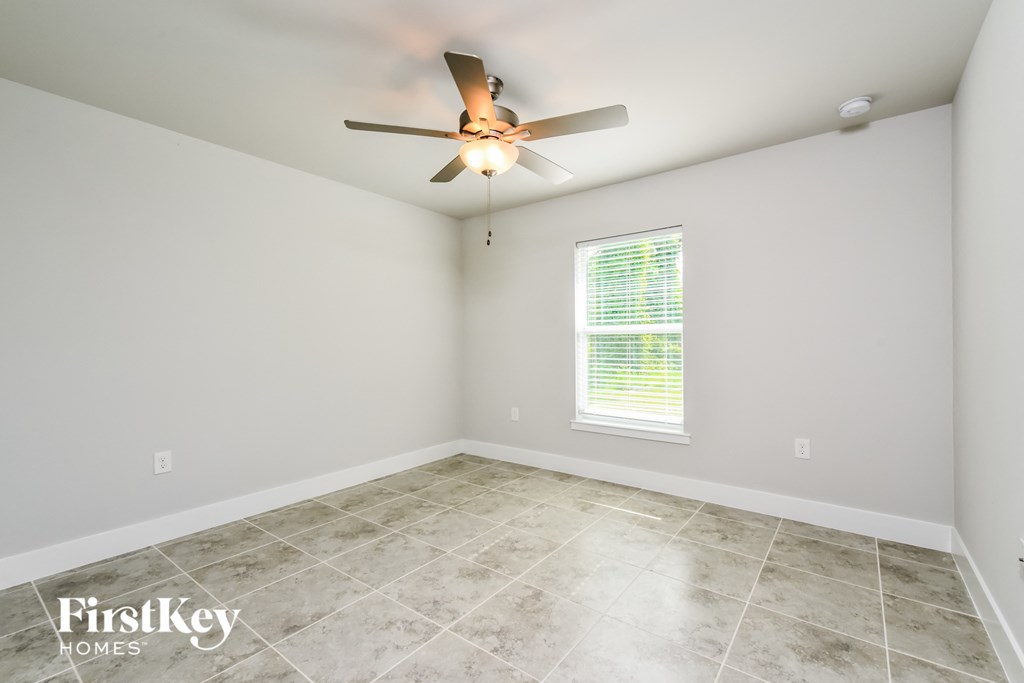 the living room is clean and ready to use