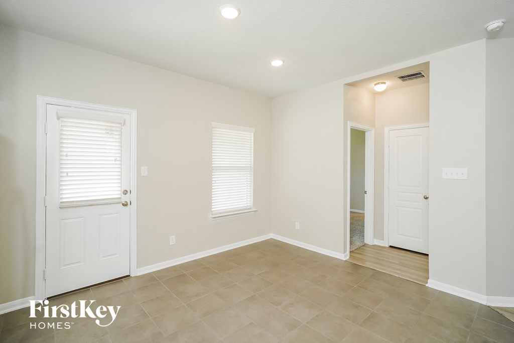 the living room is clean and ready to use