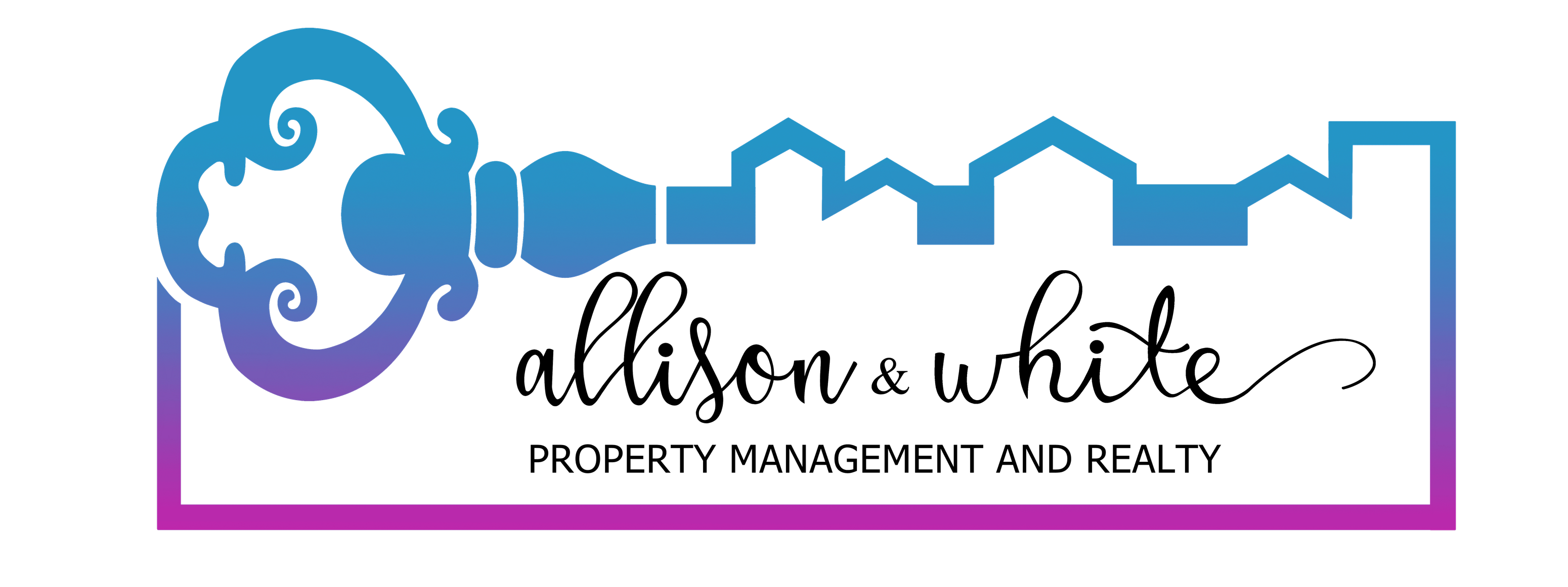 A logo for a property management and realty company.
