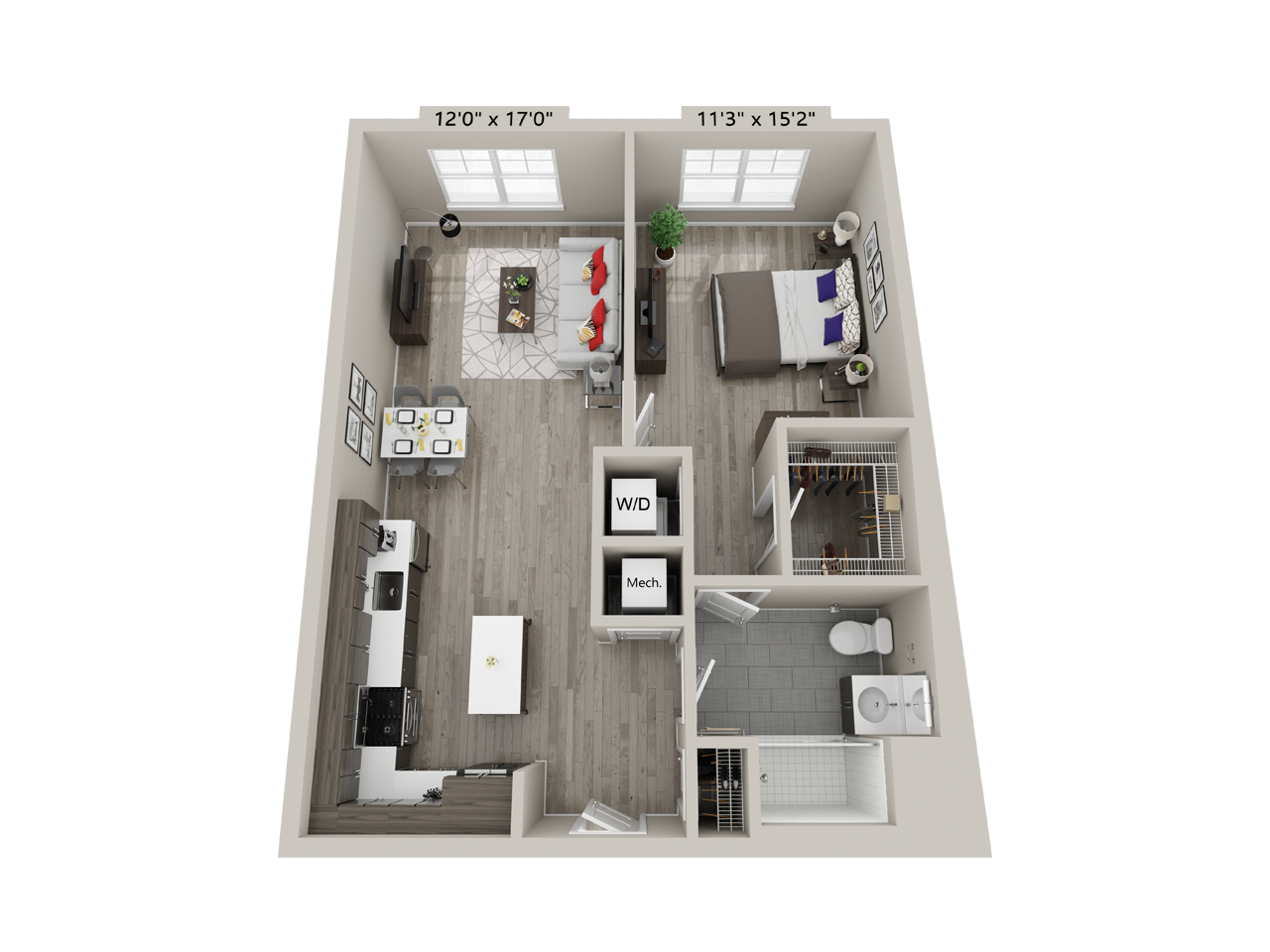 1 Bed/1 Bath-B11