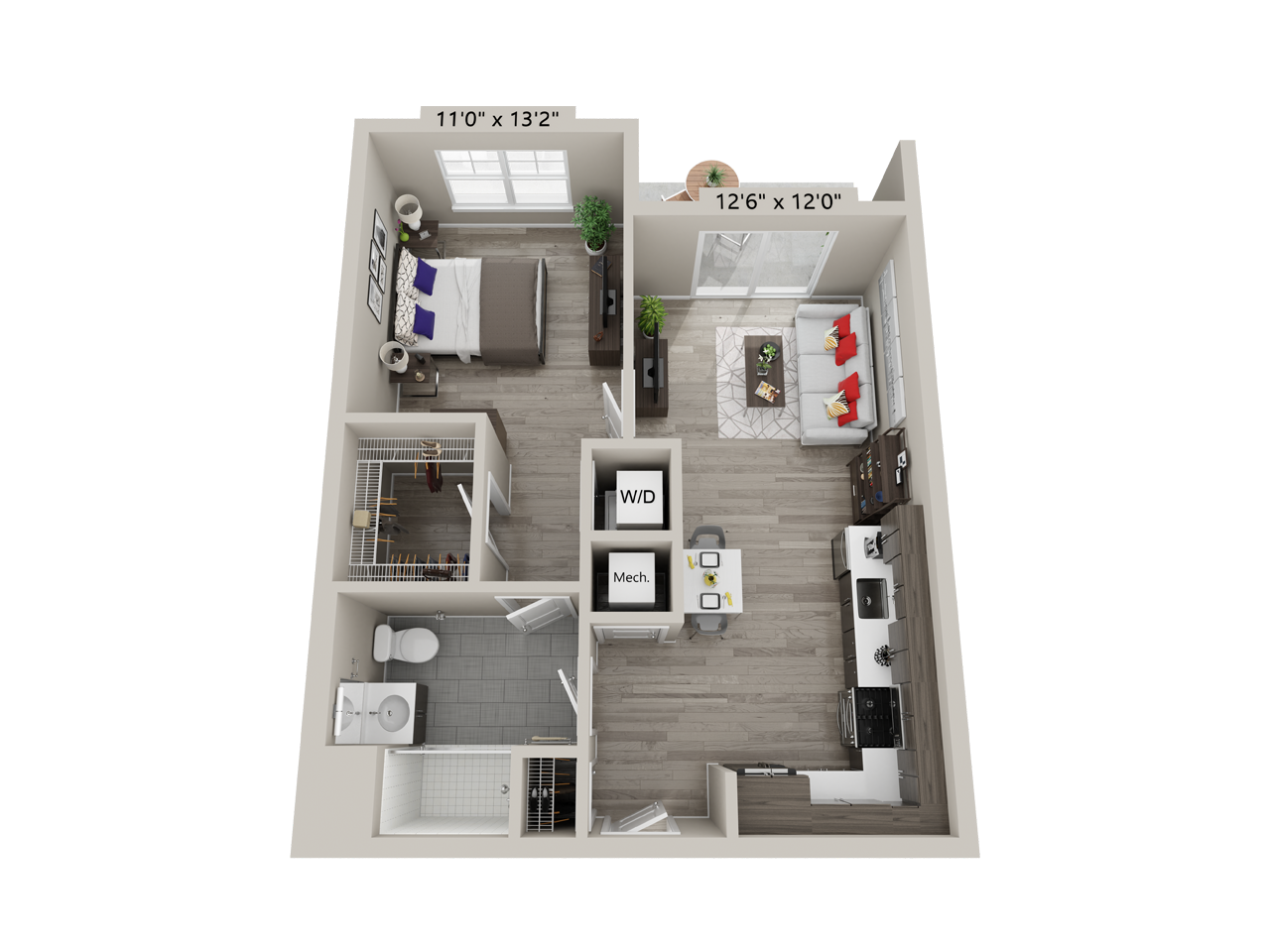 1 Bed/1 Bath-B6