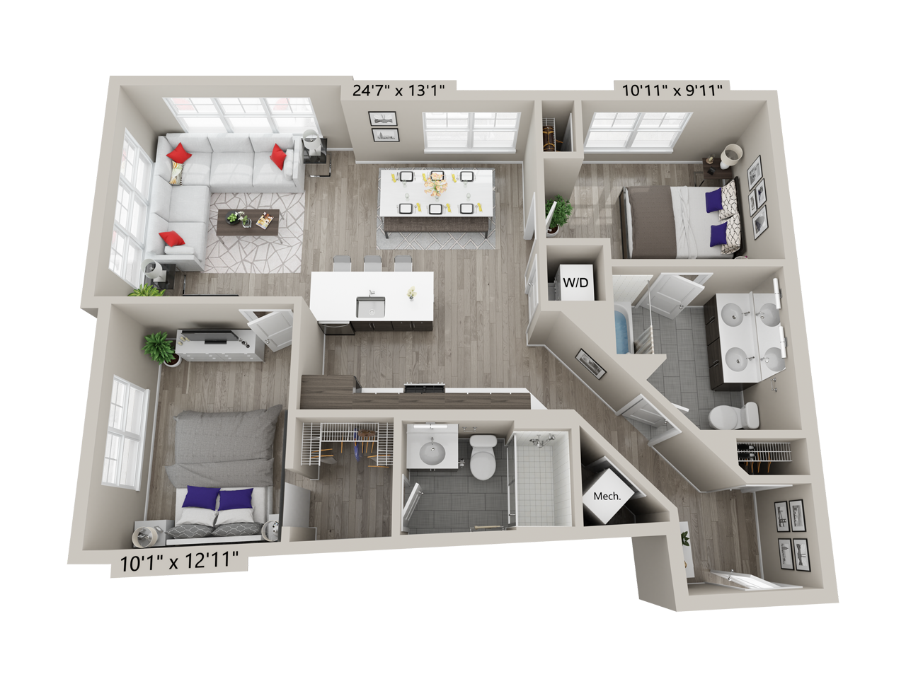 2 Bed/2 Bath-C5