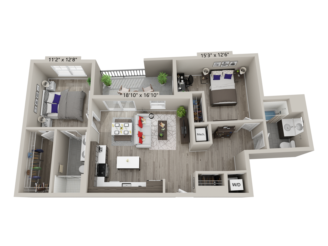 2 Bed/2 Bath-C9