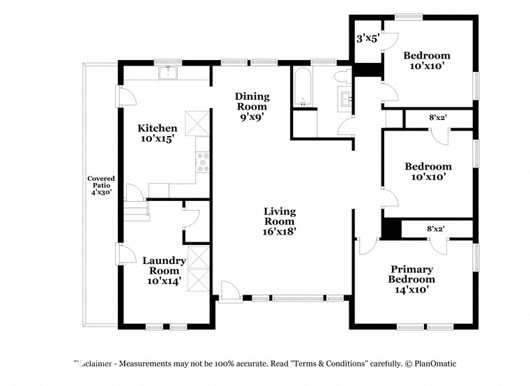 a floor plan of a house with a bedroom and a living room