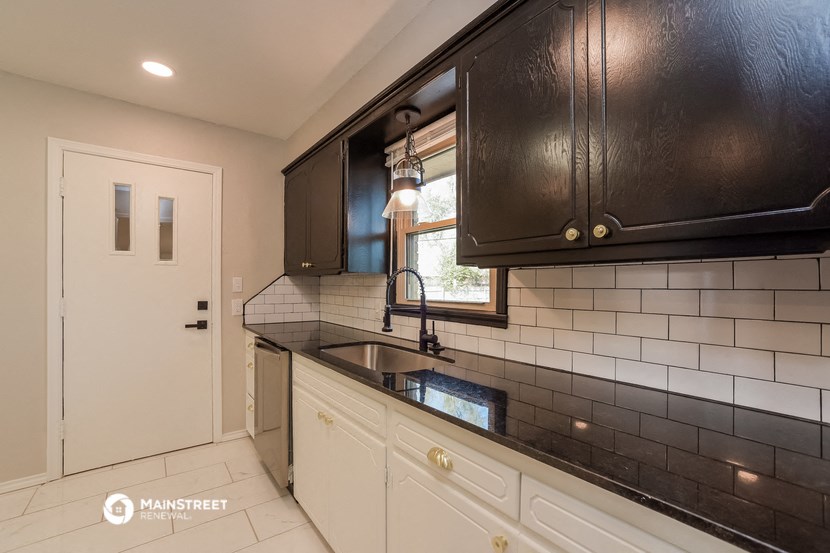 the kitchen is clean and ready for us to use