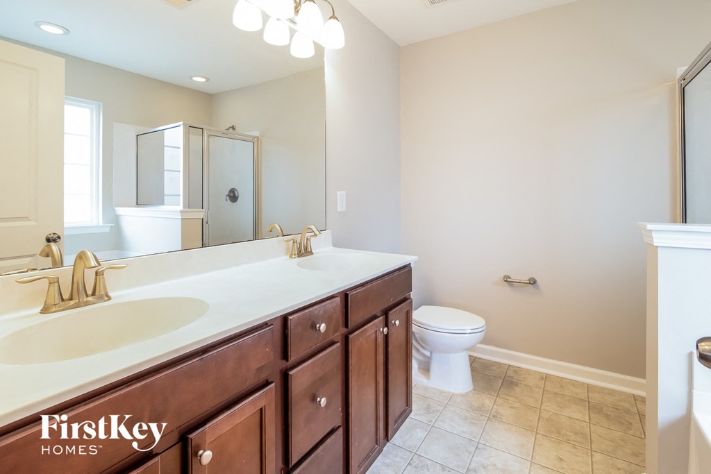 a bathroom with a sink and a toilet
