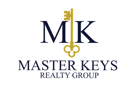 a logo for the master keys realty group