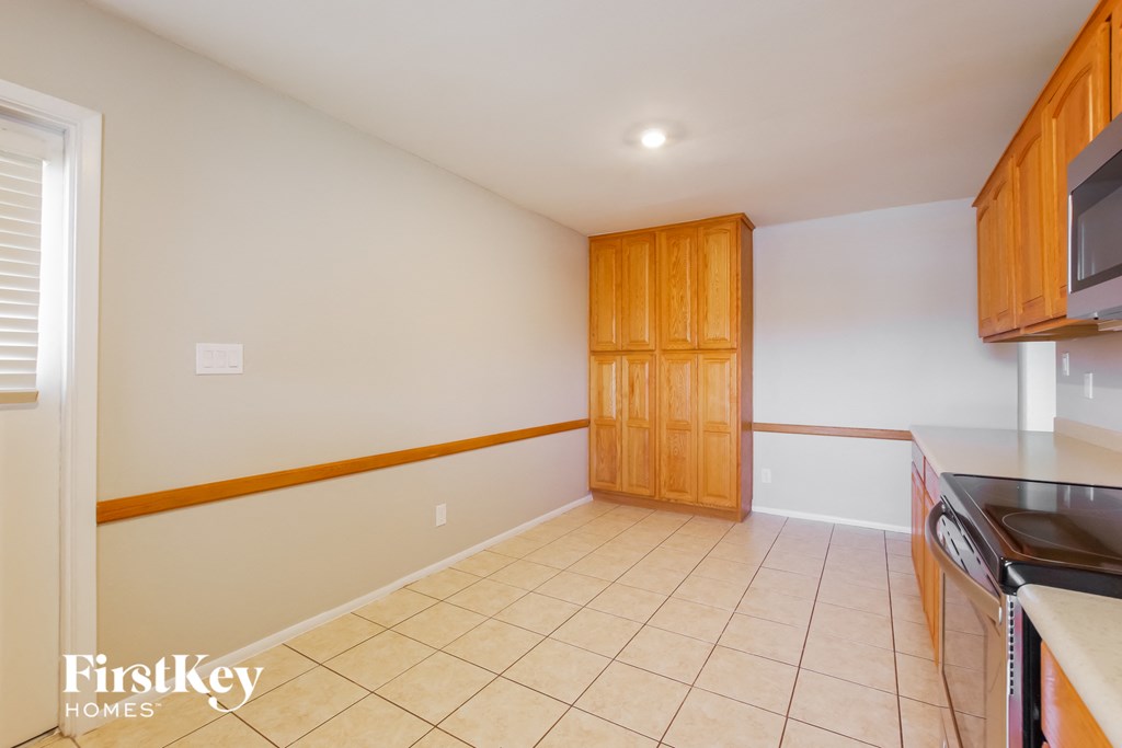 the kitchen is clean and ready for us to use