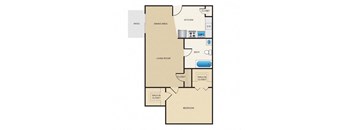 1BR/1BA Pearl