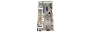 1BR/1BA Hudson