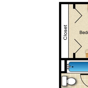 2BR/1BA Aspen