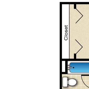 3BR/1BA Redwood