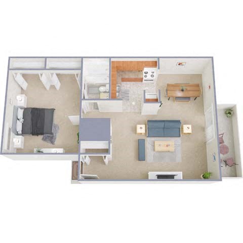 600 Warren Road #4-2C Studio-3 Beds Apartment for Rent - Photo Gallery 21