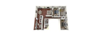 3BR/1BA Petunia