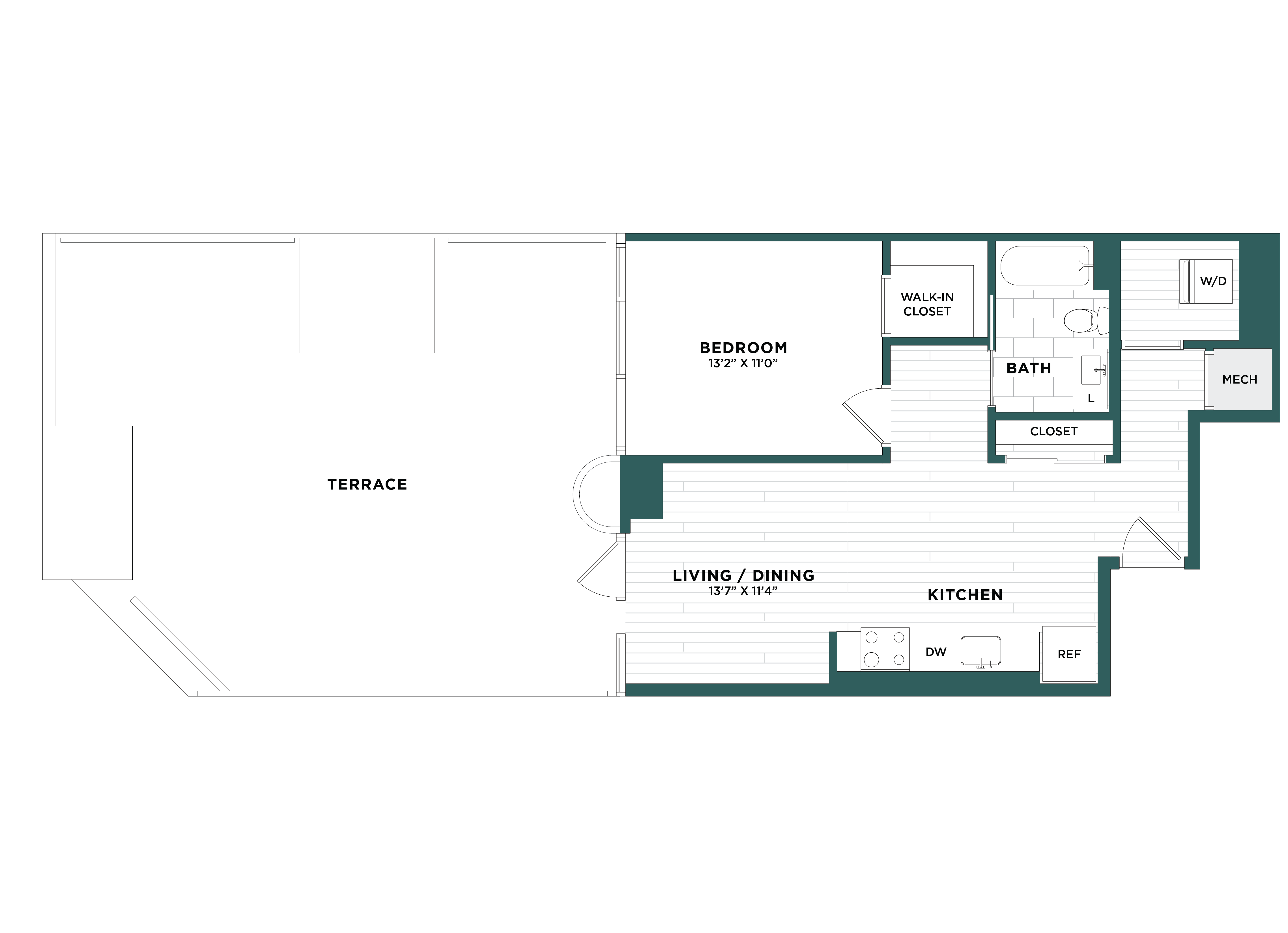 1 Bed/1 Bath-F6