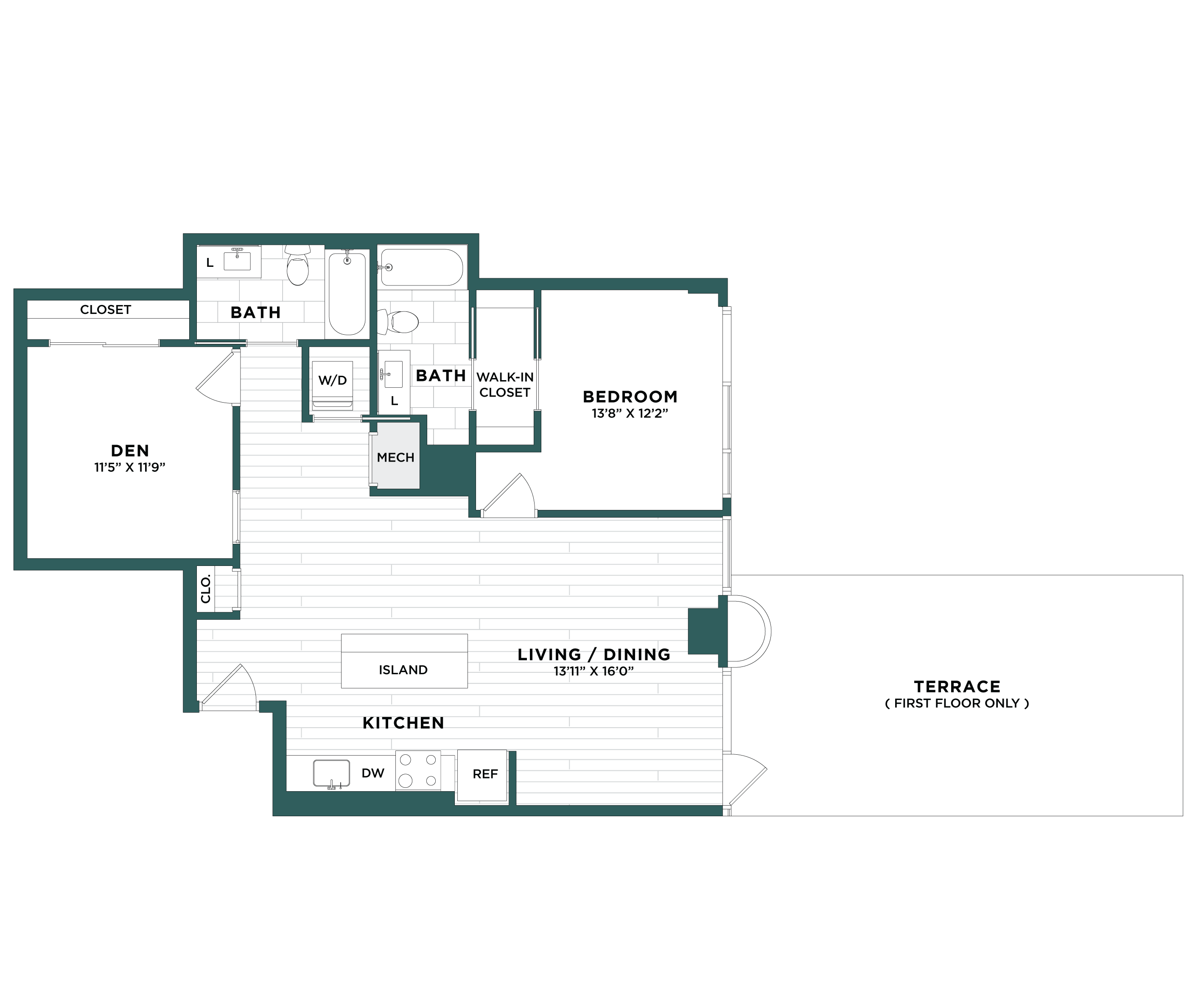JR 2 Bed/2 Bath-F7