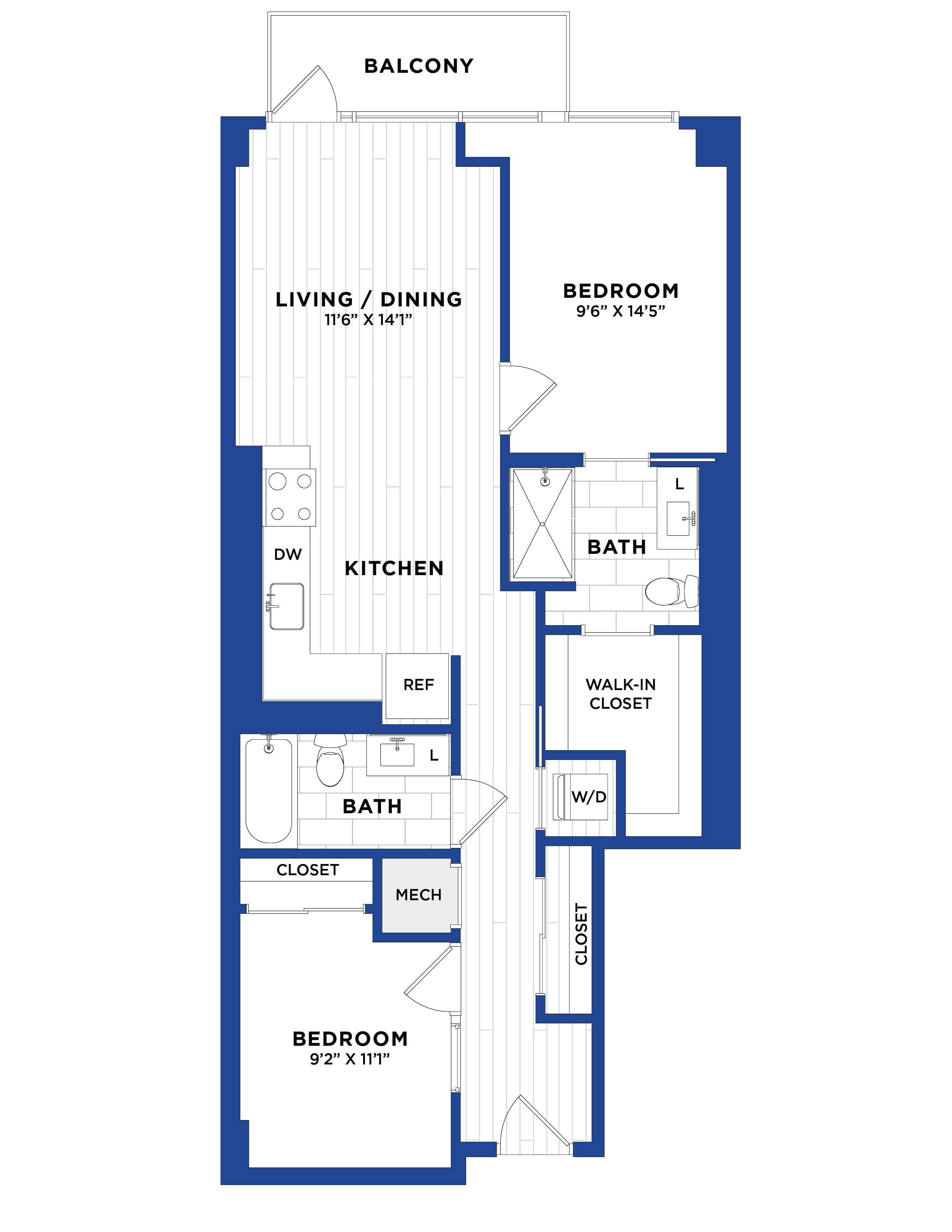JR 2 Bed/2 Bath-P4
