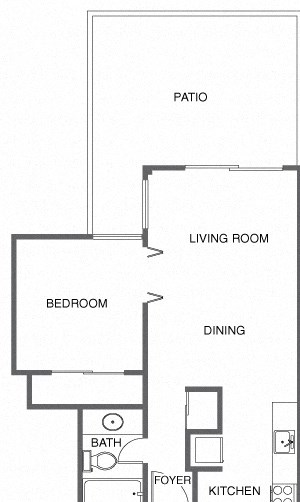 1 Bed, 1 Bath
