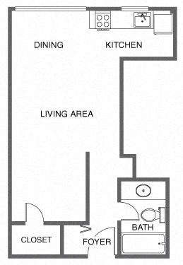 Furnished Renovated Studio