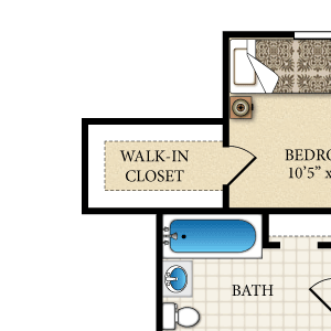 2BR/1BA Jefferson