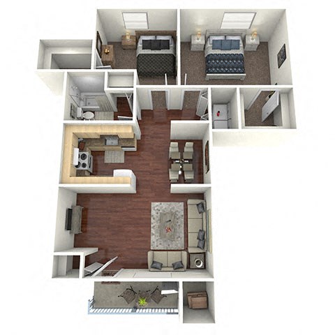 100 Vandenburgh Place Studio-2 Beds Apartment for Rent - Photo Gallery 15