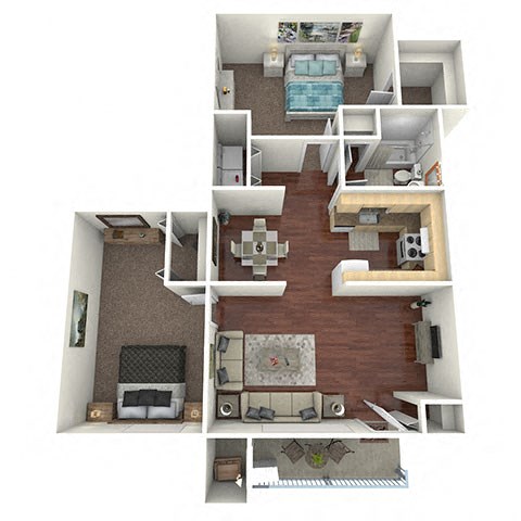 100 Vandenburgh Place Studio-2 Beds Apartment for Rent - Photo Gallery 16