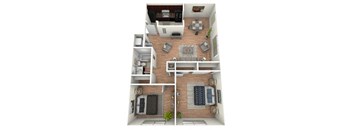 2 Bedroom 1 Bath Grand