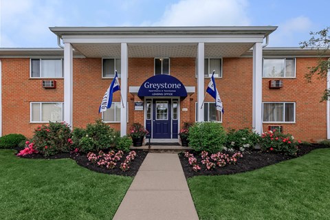 the front entrance of our office building