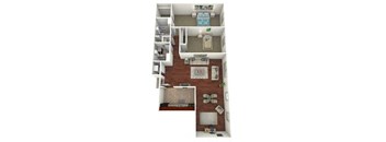 2 Bedroom 2 Bath + Den