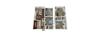 3 Bedroom 1.5 Bath Townhome Deluxe