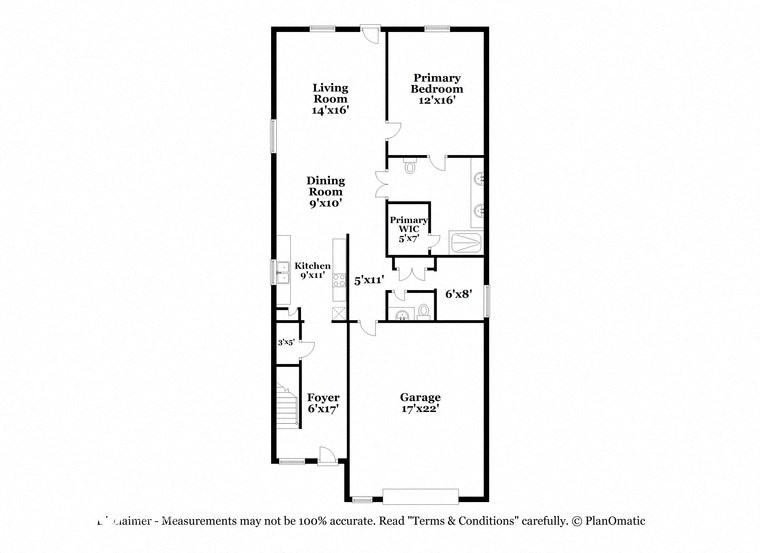 this is the floor plan for a bedroom apartment