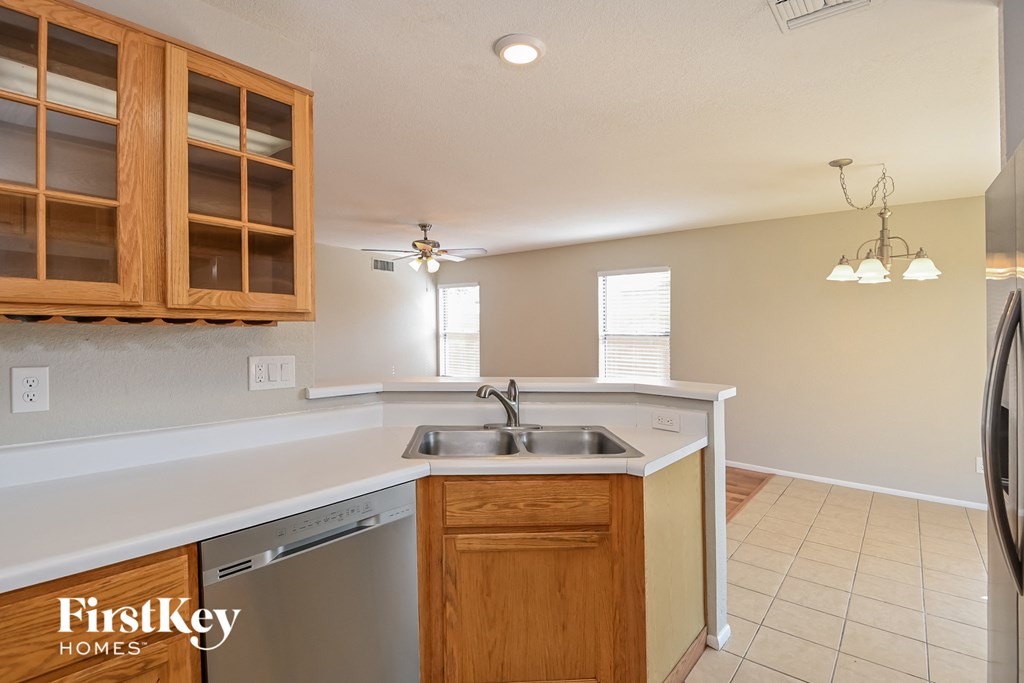 the kitchen is clean and ready for us to use