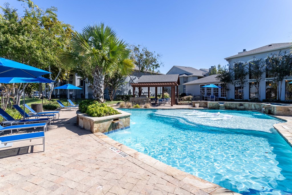 the swimming pool at the preserve at polo apartments fl