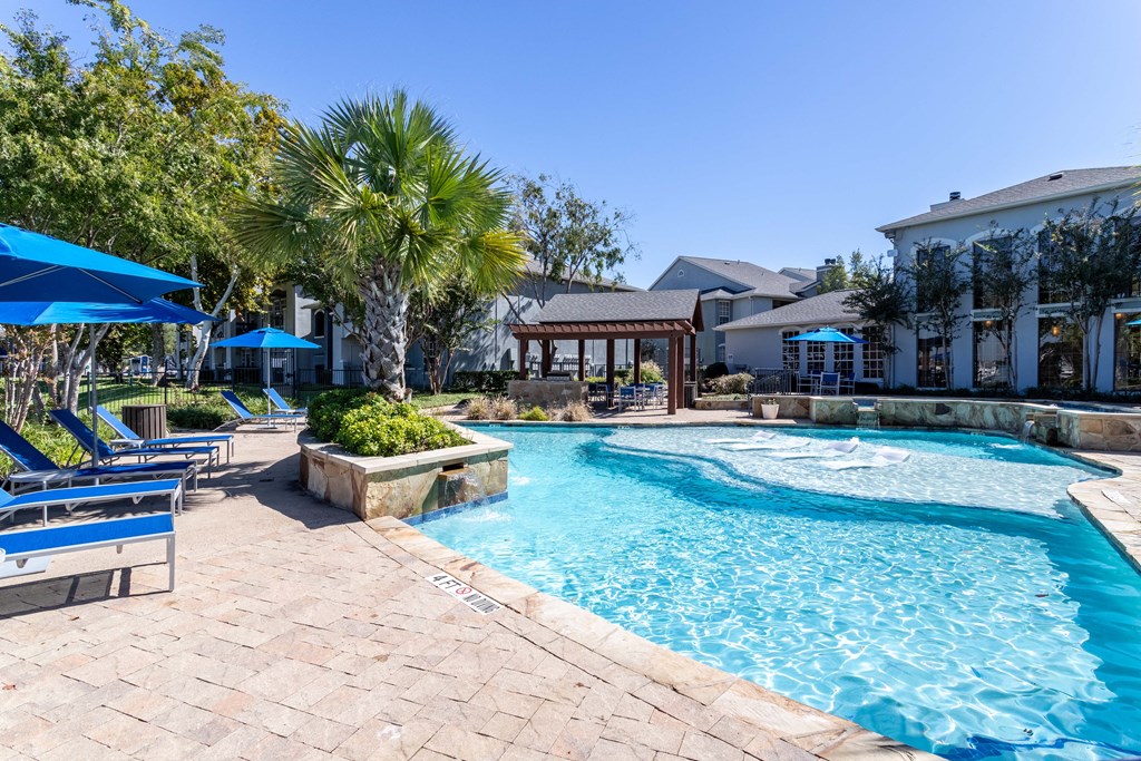the swimming pool at the preserve at polo apartments fl