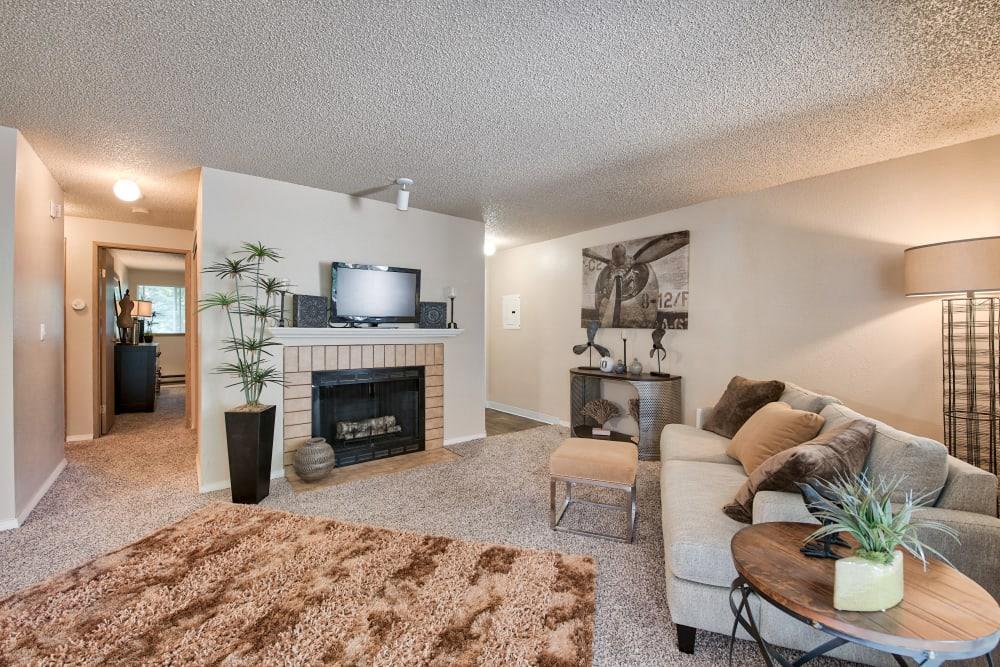 Living Room with Fireplace