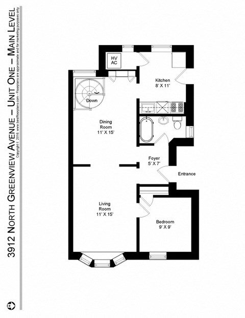 3900-3914 N Greenview Ave Studio-3 Beds Apartment for Rent - Photo Gallery 17