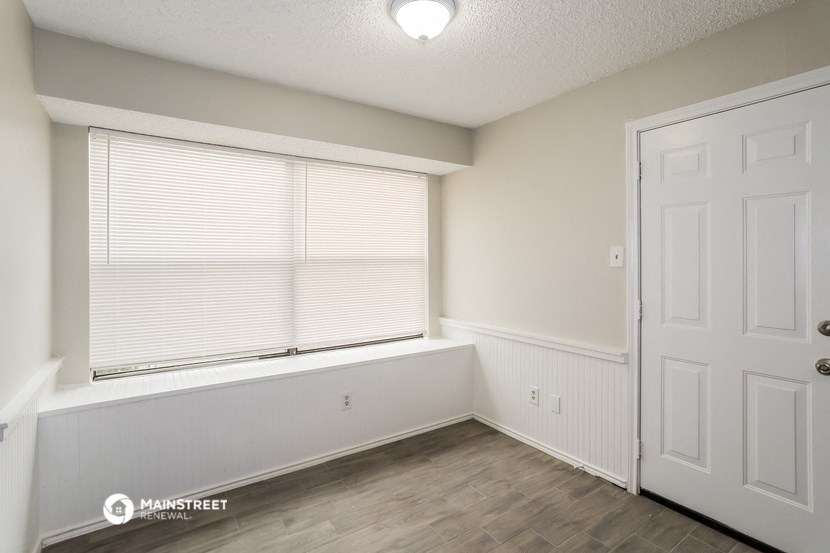 the spacious living room of our studio apartment at university heights affordable housing