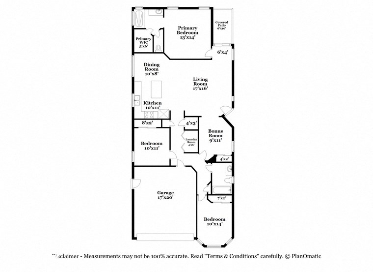 this is the floor plan of the apartment