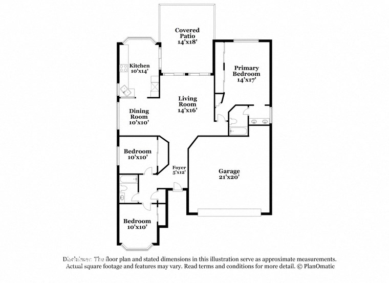 the schematic diagram of the third floor of the residence
