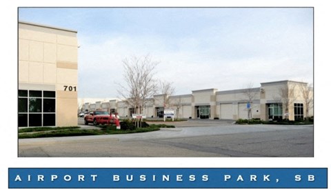 A building with the number 701 on it is part of the Airport Business Park, SB.