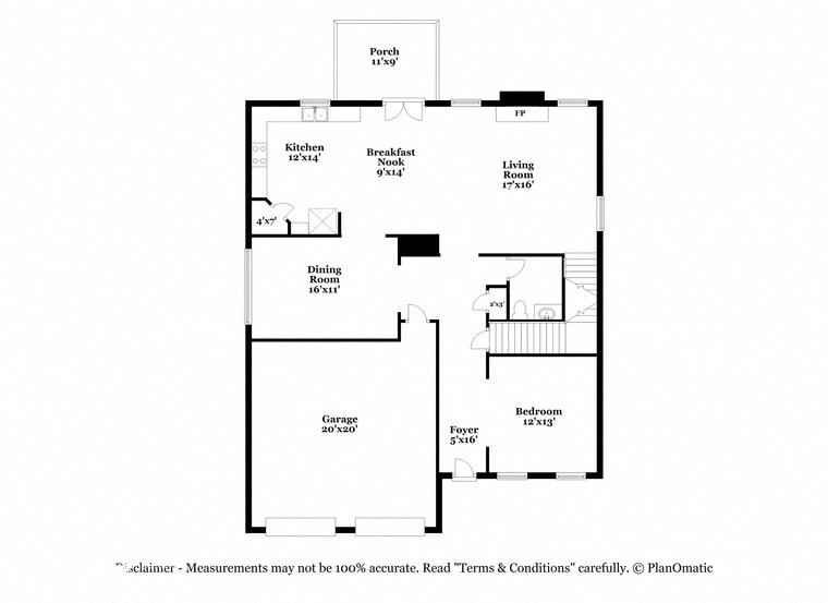 this floor plan is an approximation of our floor plan and may not include everything