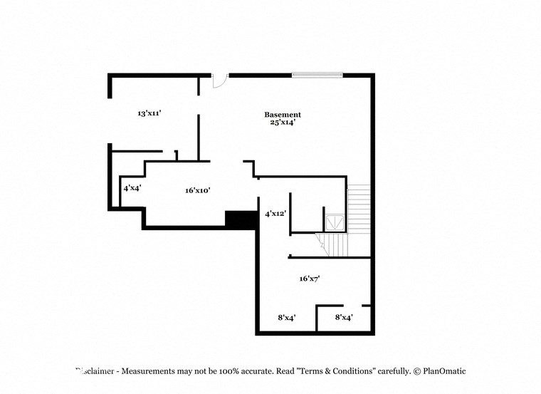 a floor plan of a unit with roommates