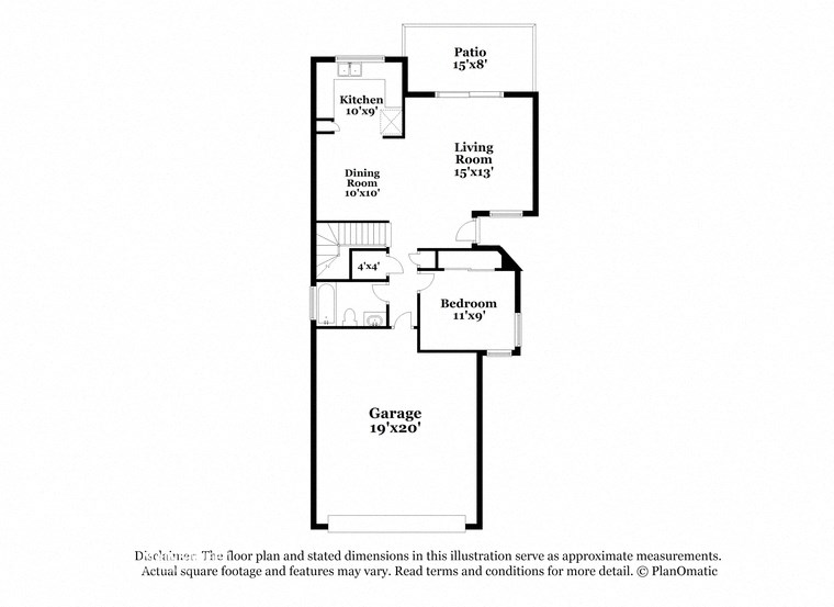 this diagram shows the floor plan for the residence
