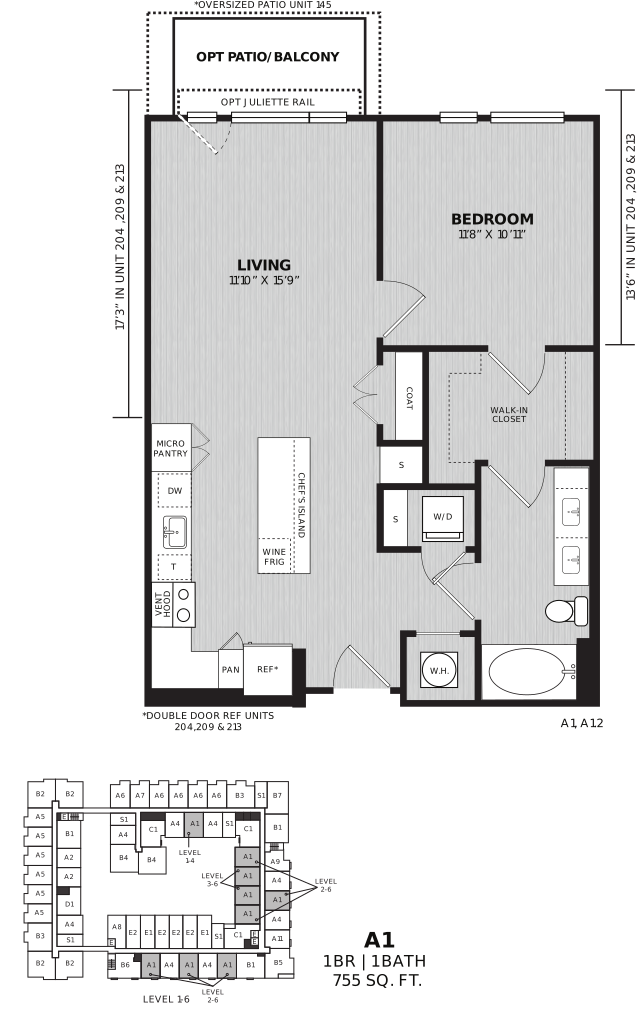 1 Bed/1 Bath-A1 Cashiers