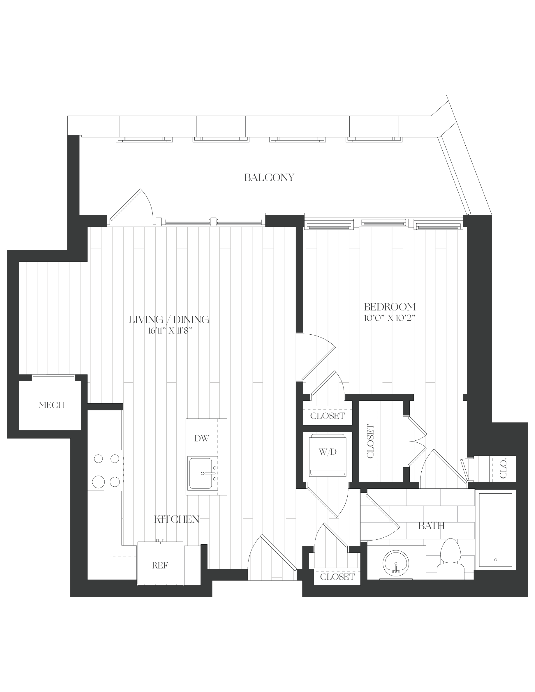 1 Bed/1 Bath-1B-10-The Claude