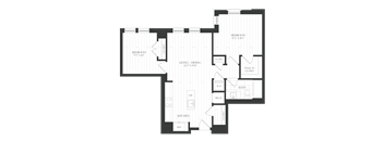 2 Bed/1 Bath-2JR-4-The Claude