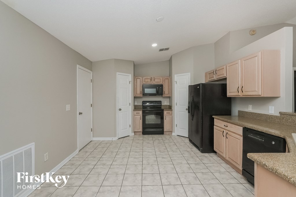 the kitchen is clean and ready for us to use