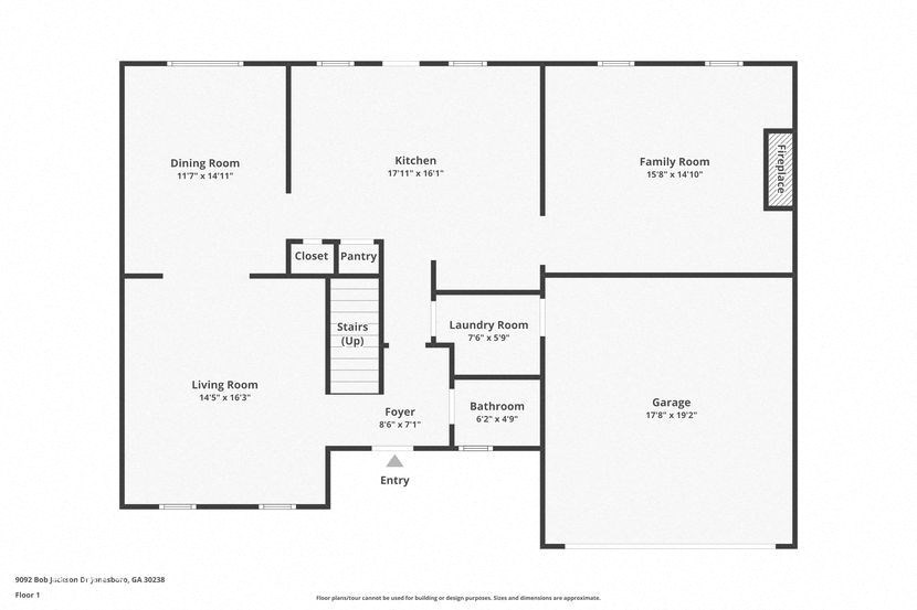 a floor plan of a house with a bedroom and a living room