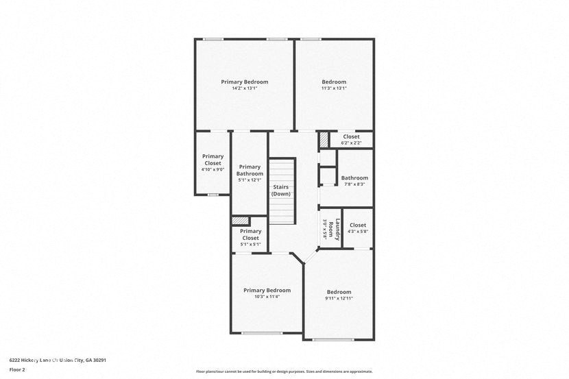 A black and white image of a floor plan for an apartment.